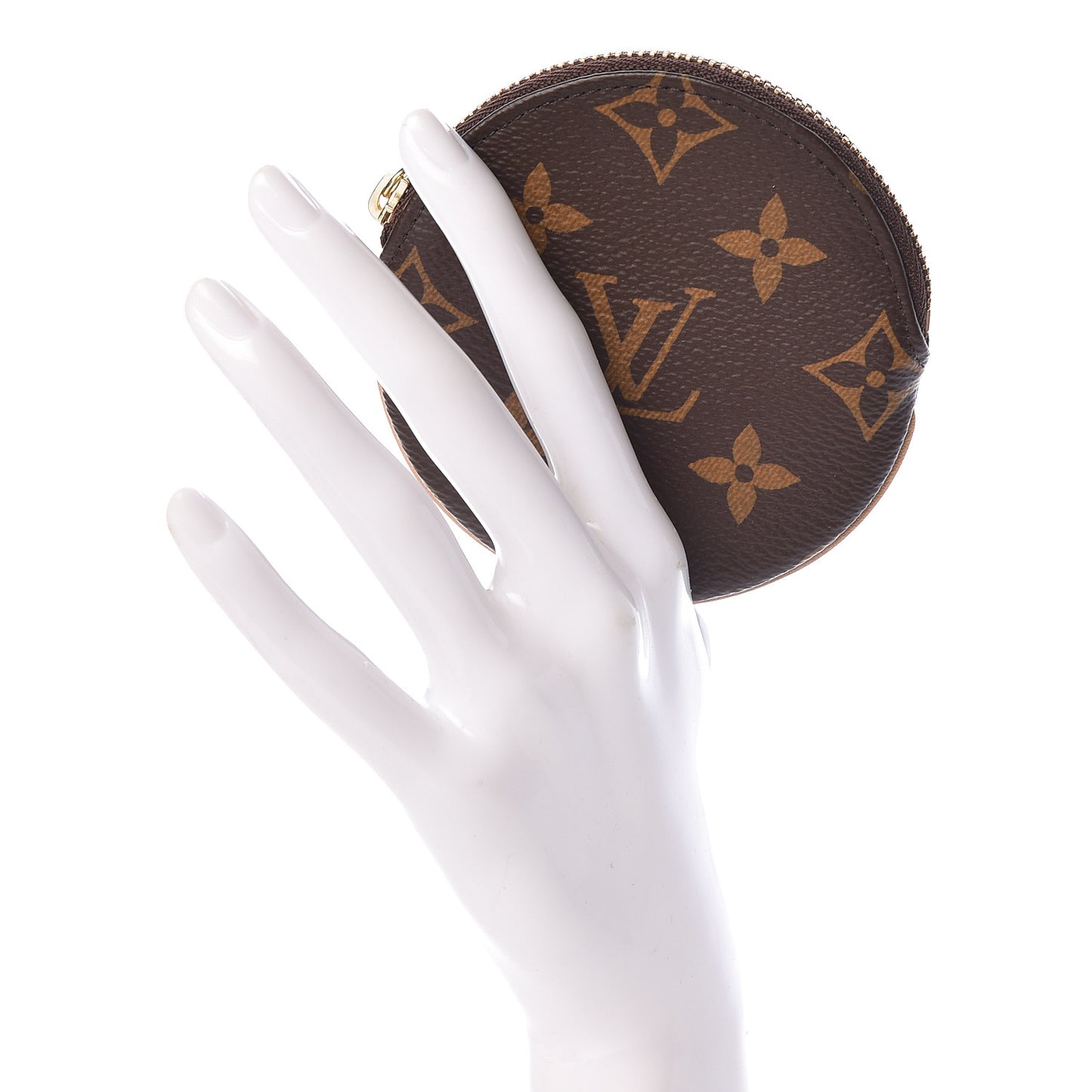 Monogram Round Coin Purse