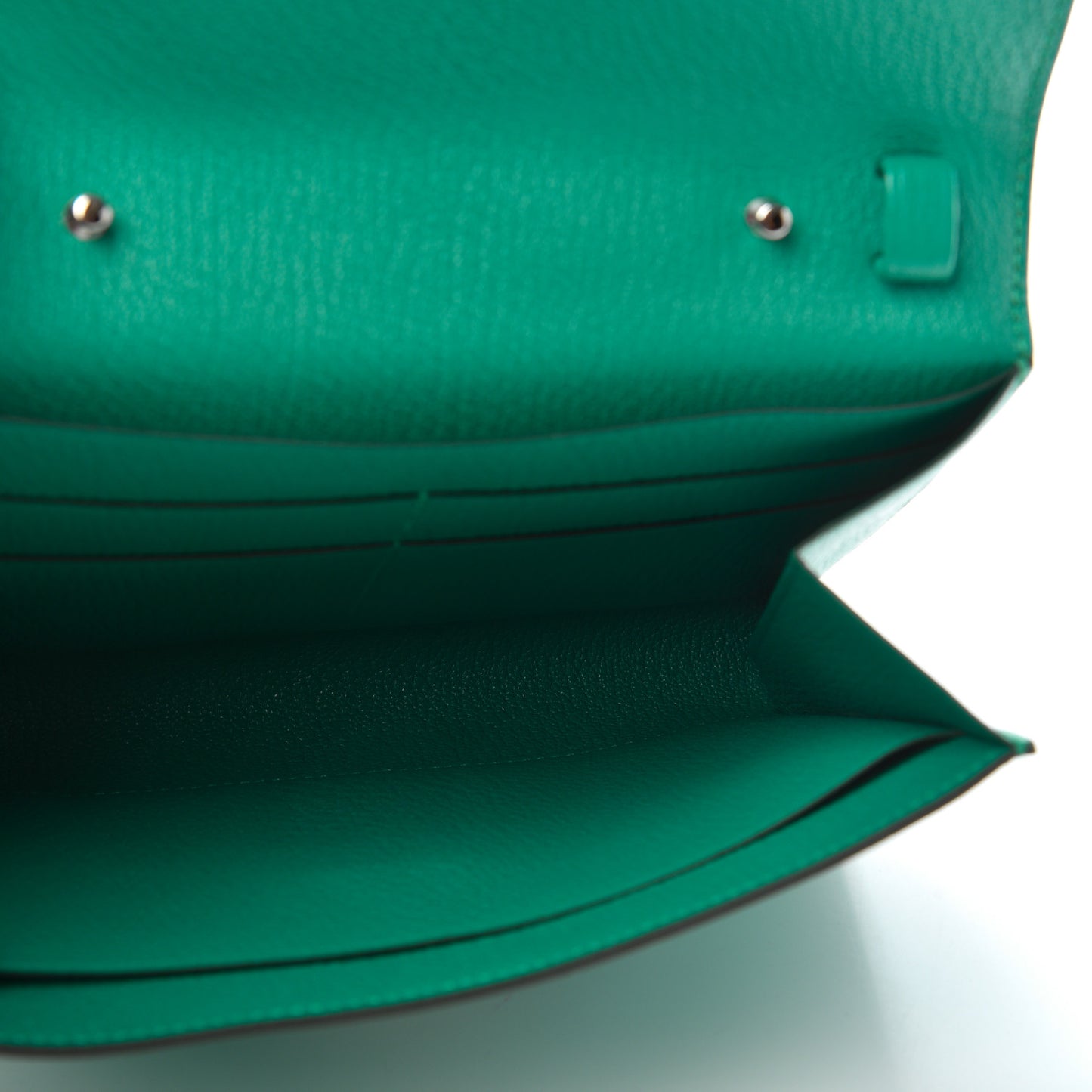 Chevre Mysore Clic 16 Wallet Vert Verone