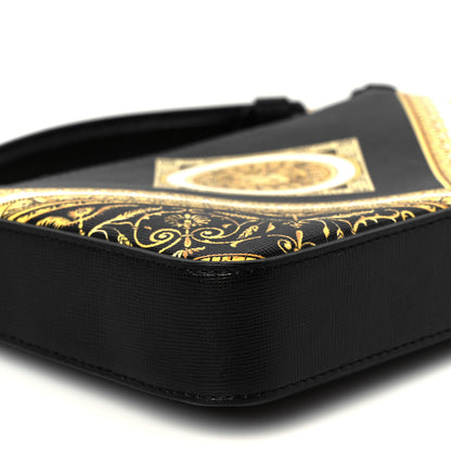 Versace Saffiano Baroque Print La Medusa Crossbody Black 8 of 10