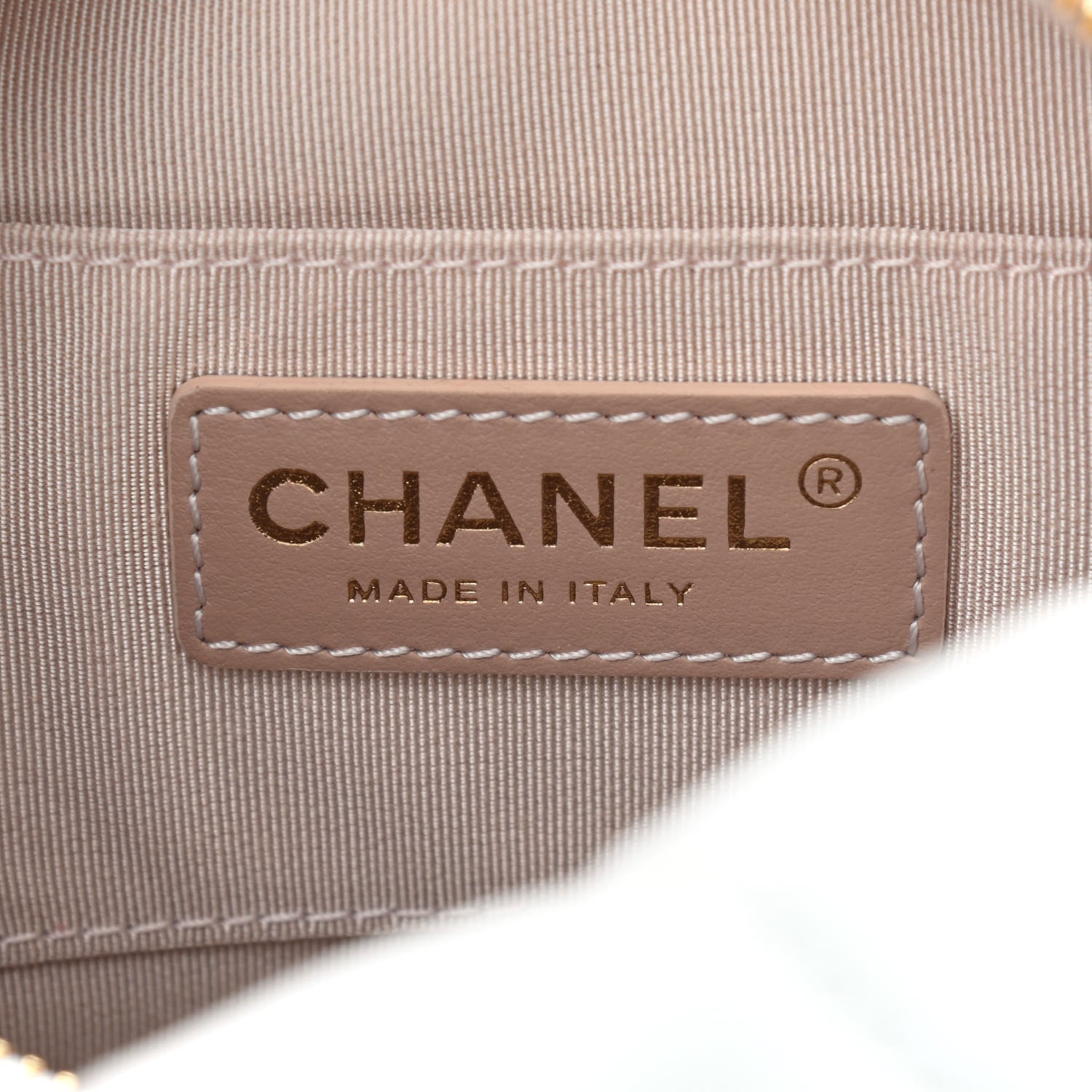 Chanel Lambskin Quilted Small Perfect Meeting Hobo White 6 of 9