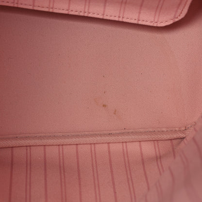 Louis Vuitton Damier Ebene Braided Neverfull MM Pink 11 of 13