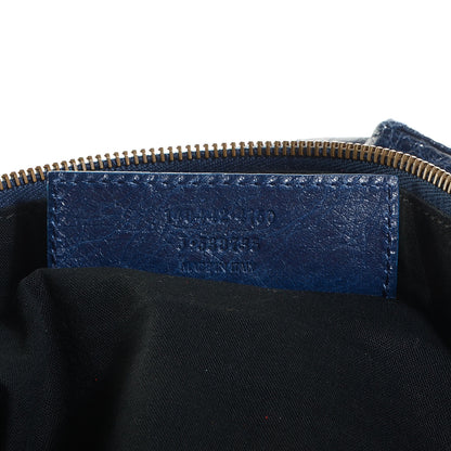 Balenciaga Agneau Classic Hardware Day Hobo Bleu Mineral 8 of 12