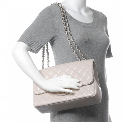 Chanel Caviar Jumbo Single Flap Ecru 2 of 7