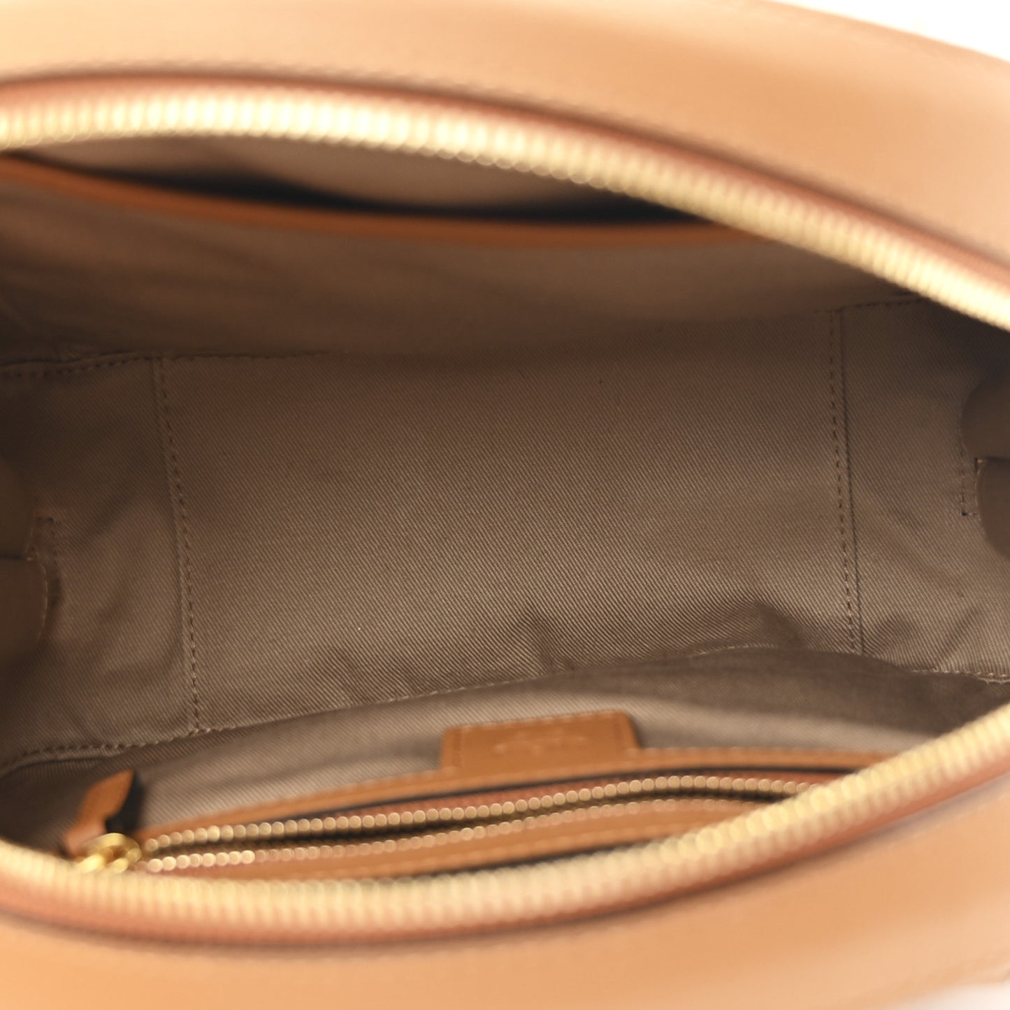 Visetos Essential Small Disco Tote Cognac