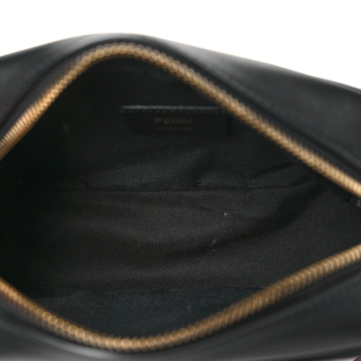 Vitello Century Bi-Color FF 1974 Embossed Mini Camera Case Maya Black