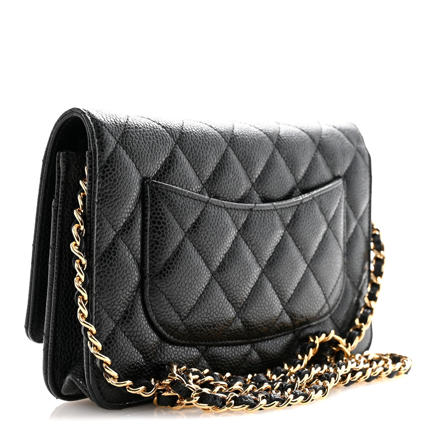 Chanel Caviar Quilted Wallet On Chain WOC Black 3 of 13