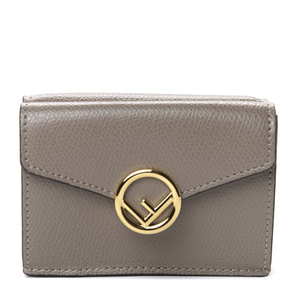 Fendi Vitello Cruise F is Fendi Micro Tri-Fold Envelope Wallet Tortora 1 of 7