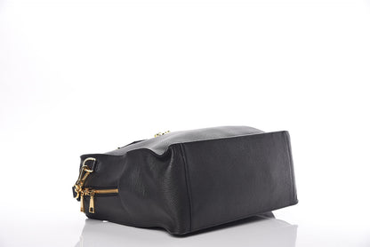 Versace Calfskin Palazzo Holdall Bag Black 5 of 13