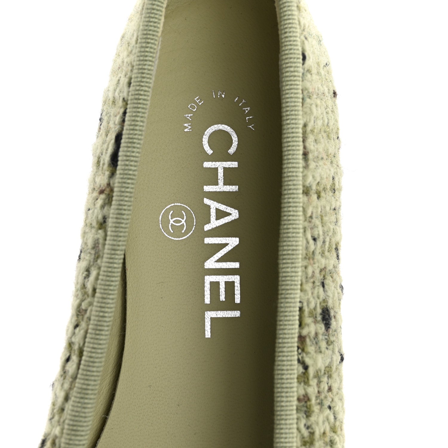 Chanel Tweed Patent Calfskin Cap Toe Ballerina Flats 36.5 7 of 9