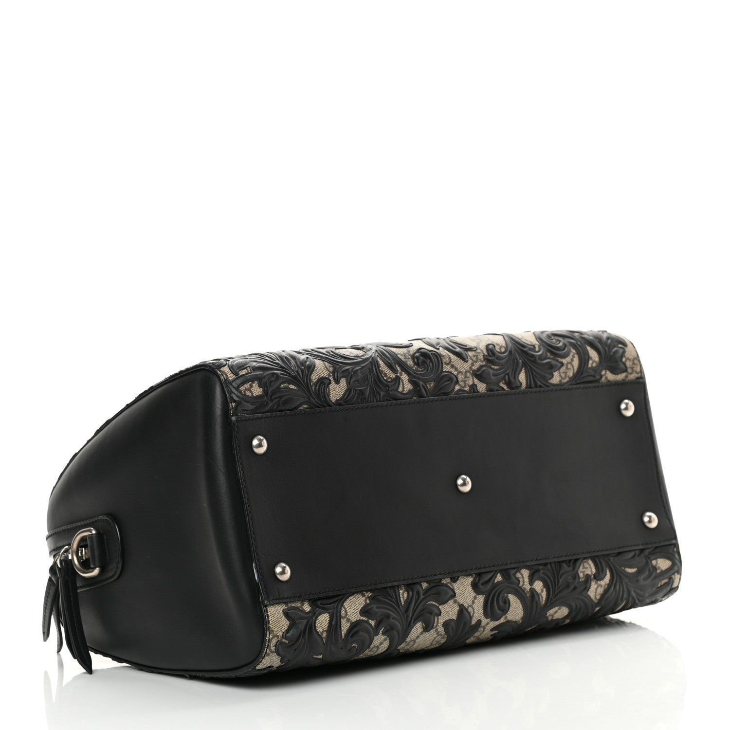 Gucci GG Supreme Monogram Arabesque Medium Boston Black 3 of 11