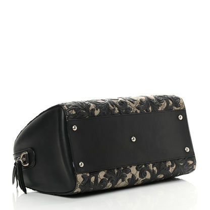 Gucci GG Supreme Monogram Arabesque Medium Boston Black 3 of 11