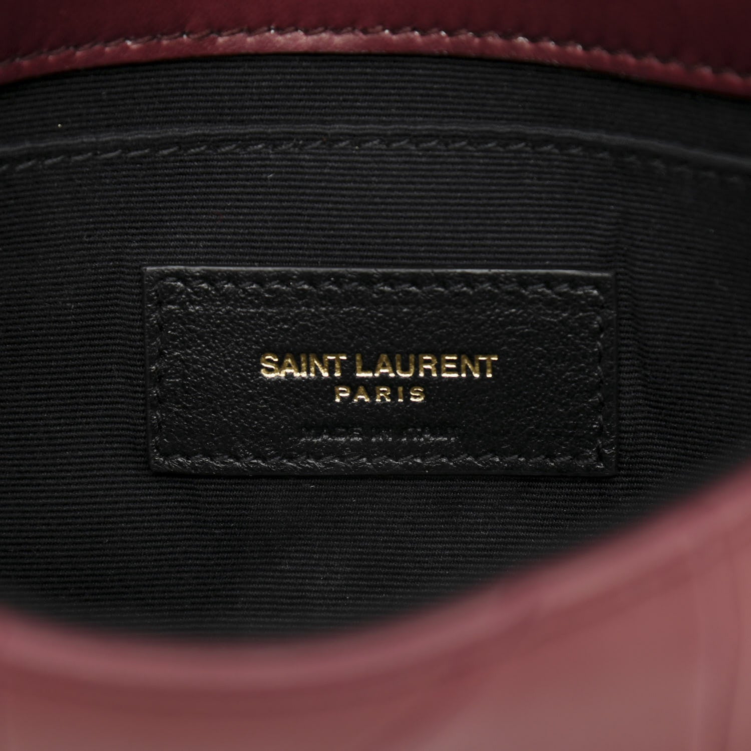 Saint Laurent Lambskin Monogram Jamie Belt Bag Red 7 of 10