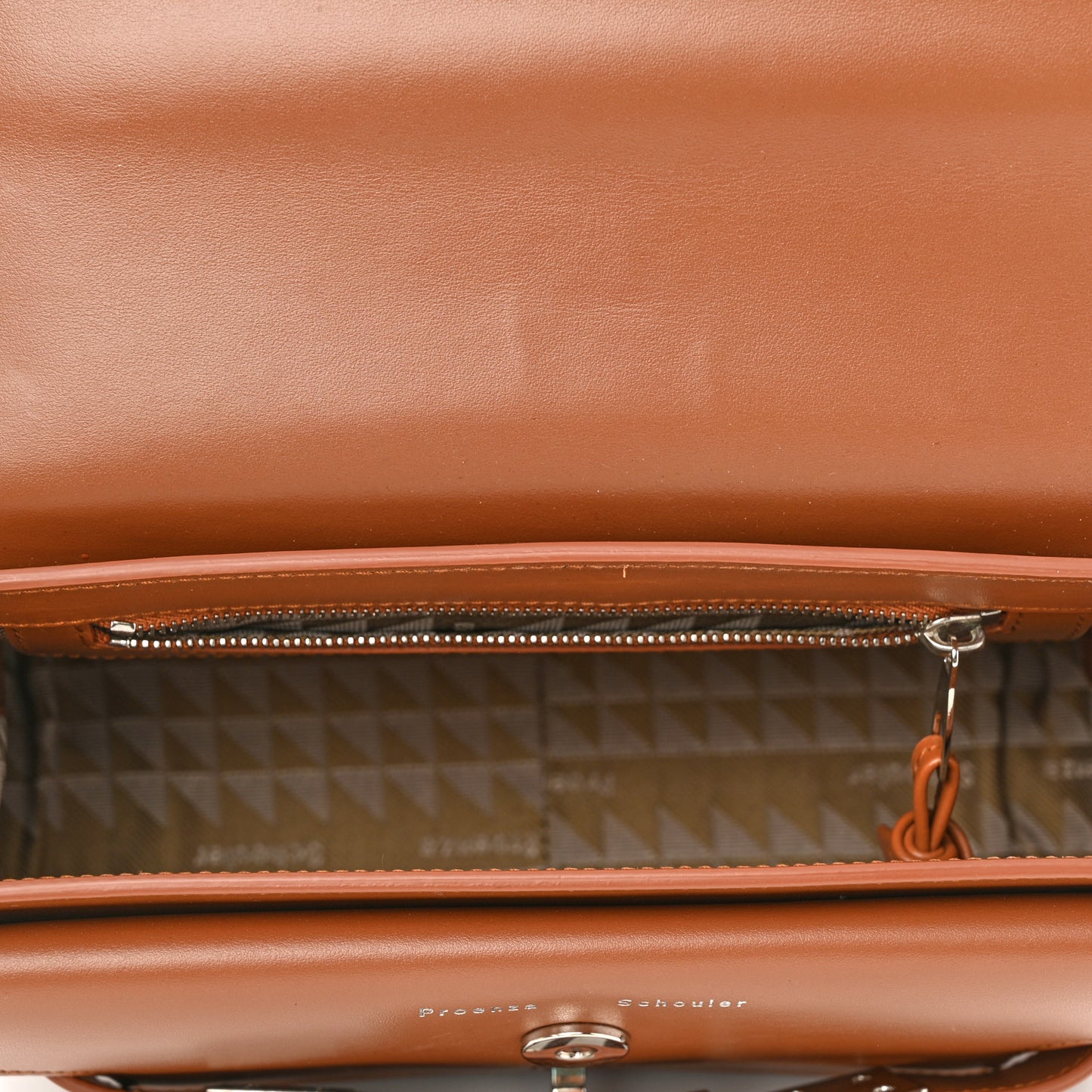 Smooth Calfskin Mini PS11 Classic Shoulder Bag Caramel