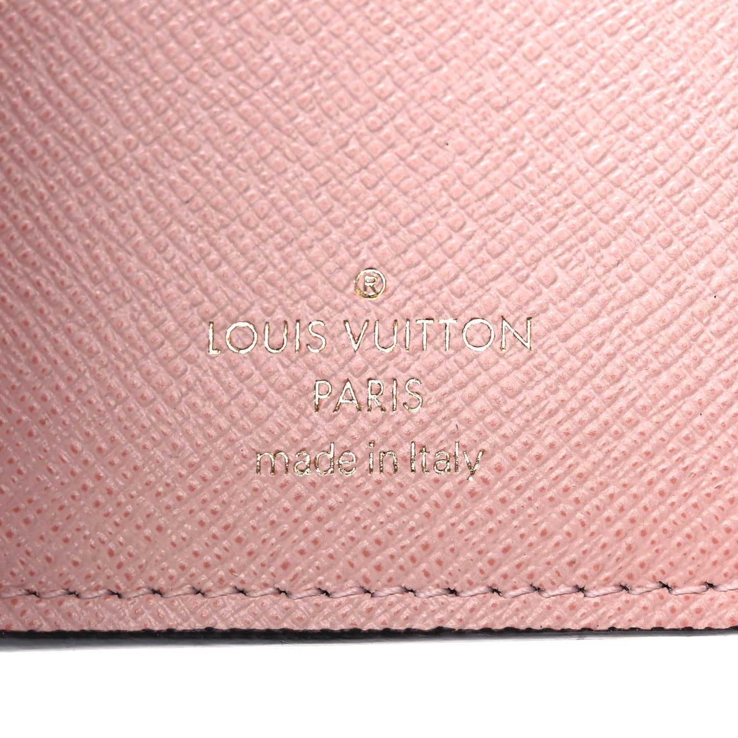 Damier Ebene Victorine Wallet Rose Ballerine