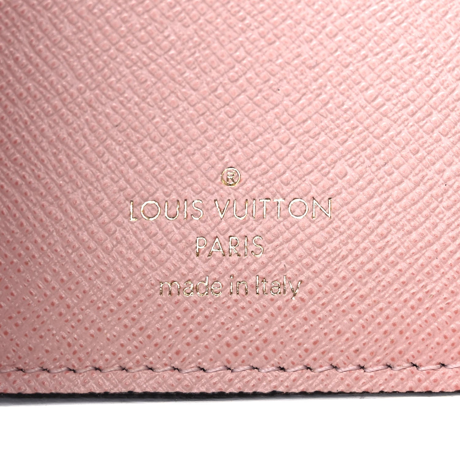 Louis Vuitton Damier Ebene Victorine Wallet Rose Ballerine 6 of 7
