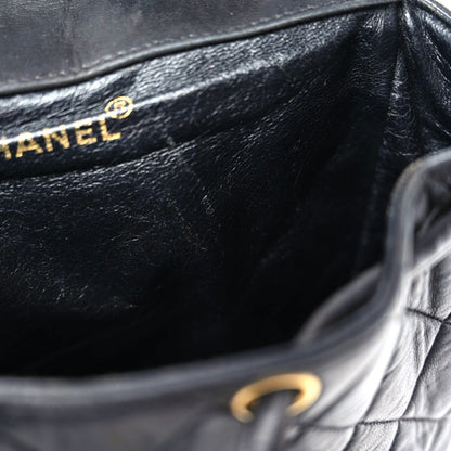 Chanel Lambskin Quilted Backpack Black 20 of 24