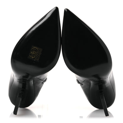 Saint Laurent Nappa Vendome Opyum Ankle Boots 36 Black 7 of 11