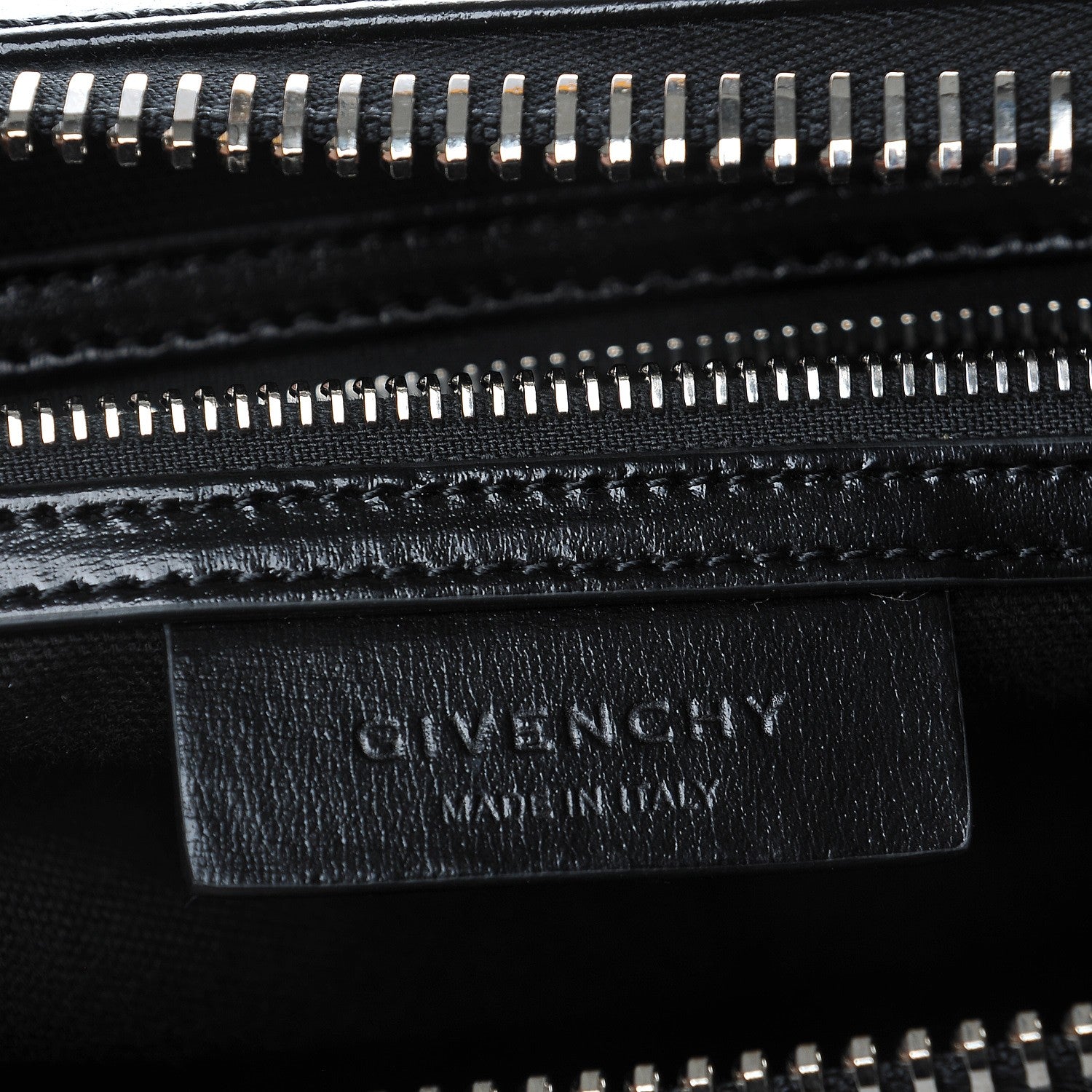 Givenchy Shiny Lord Calfskin Medium Antigona Black 7 of 8