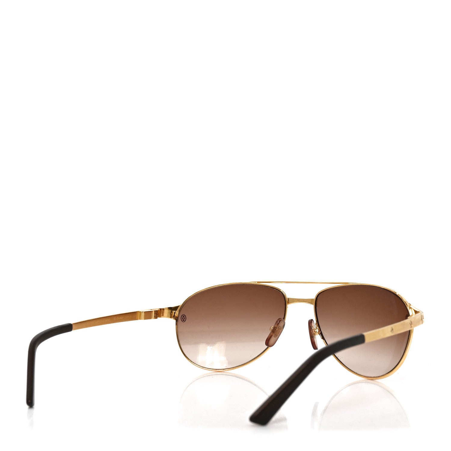 Cartier Santos Dumont Aviator Sunglasses 130 Gold 4 of 6