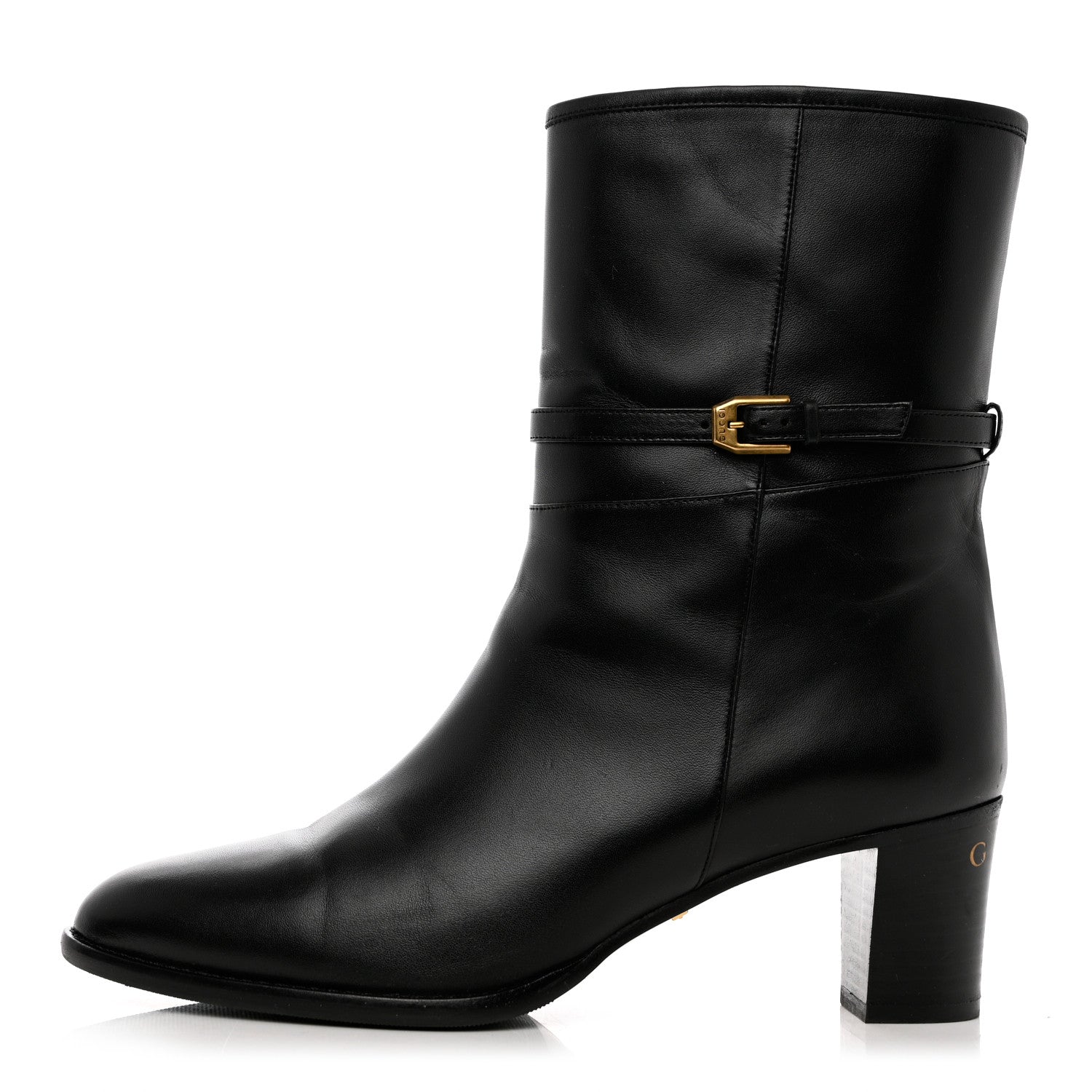 Gucci Nappa Charlotte Ankle Boots 41 Black 1 of 11