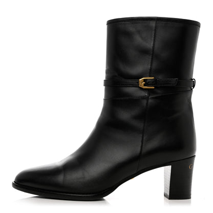 Gucci Nappa Charlotte Ankle Boots 41 Black 1 of 11