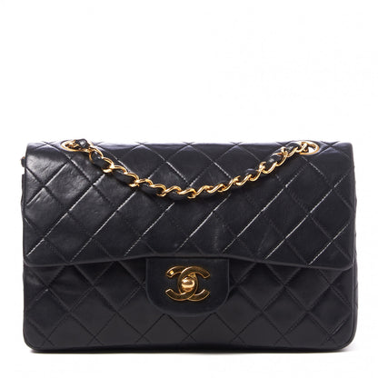 Chanel Lambskin Quilted Small Double Flap Black 1 of 10