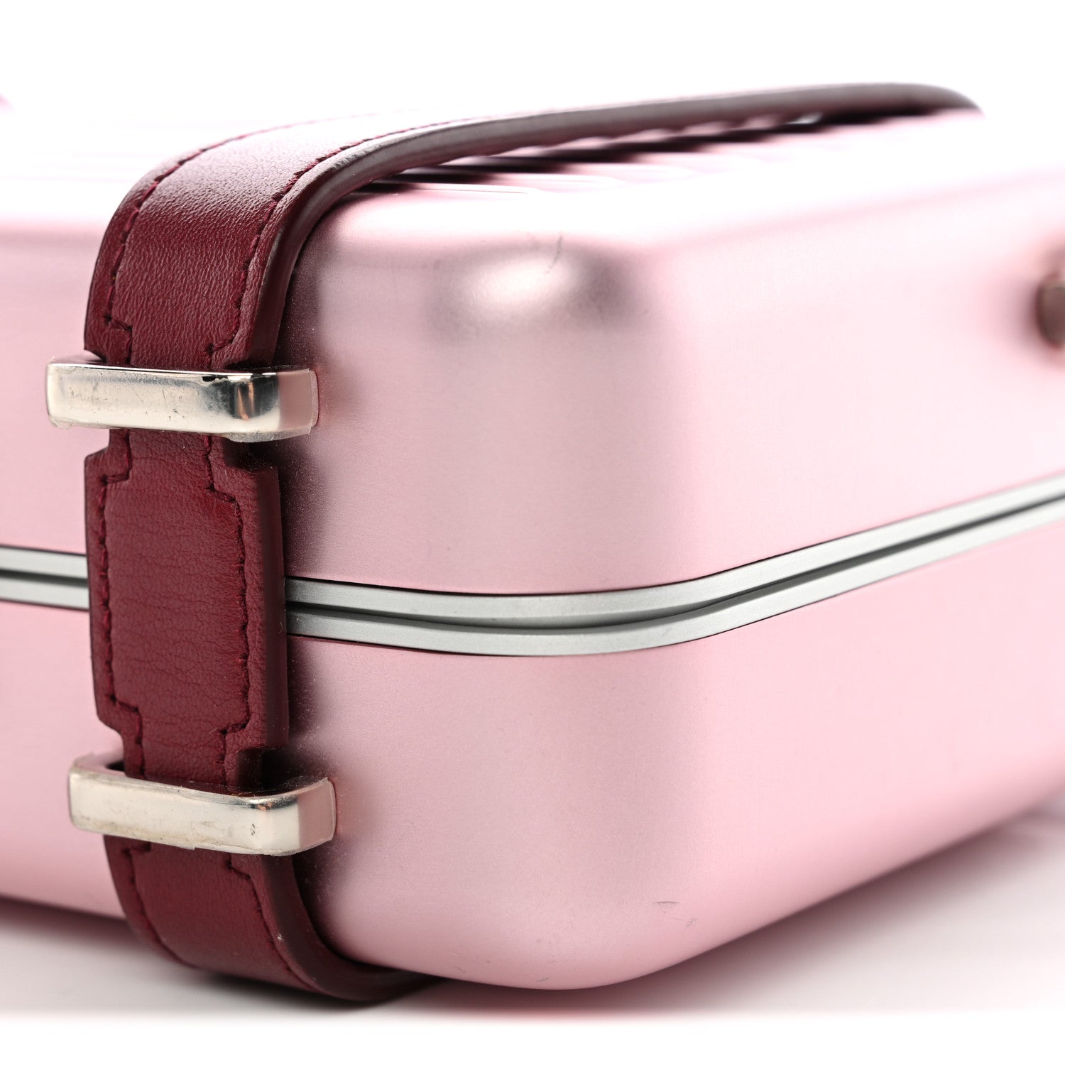 Christian Dior X RIMOWA Aluminum Personal Clutch On Strap Rose 9 of 10