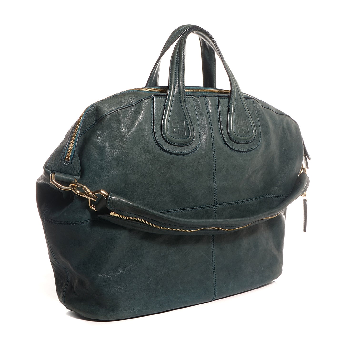 Leather Large Nightingale Peacock