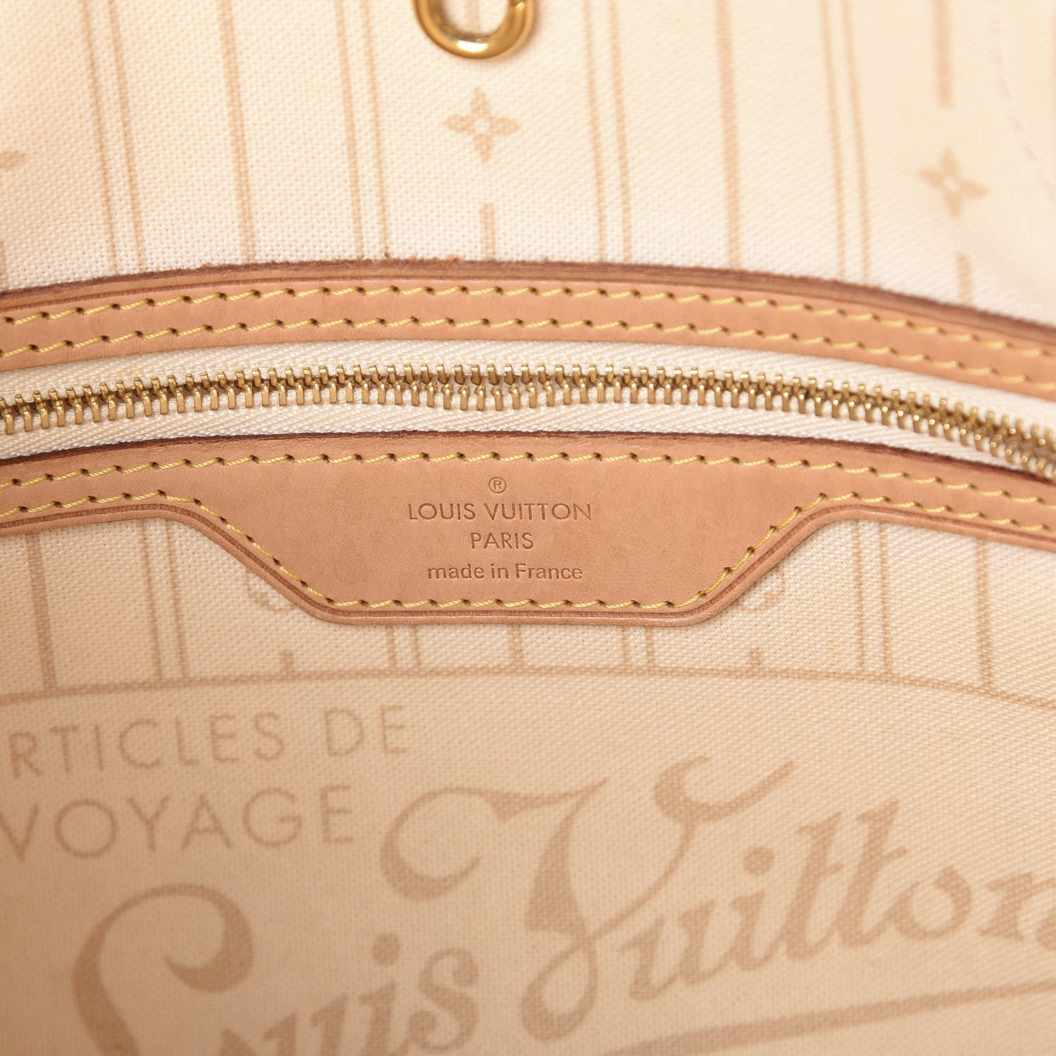 Louis Vuitton Damier Azur Neverfull PM 6 of 9