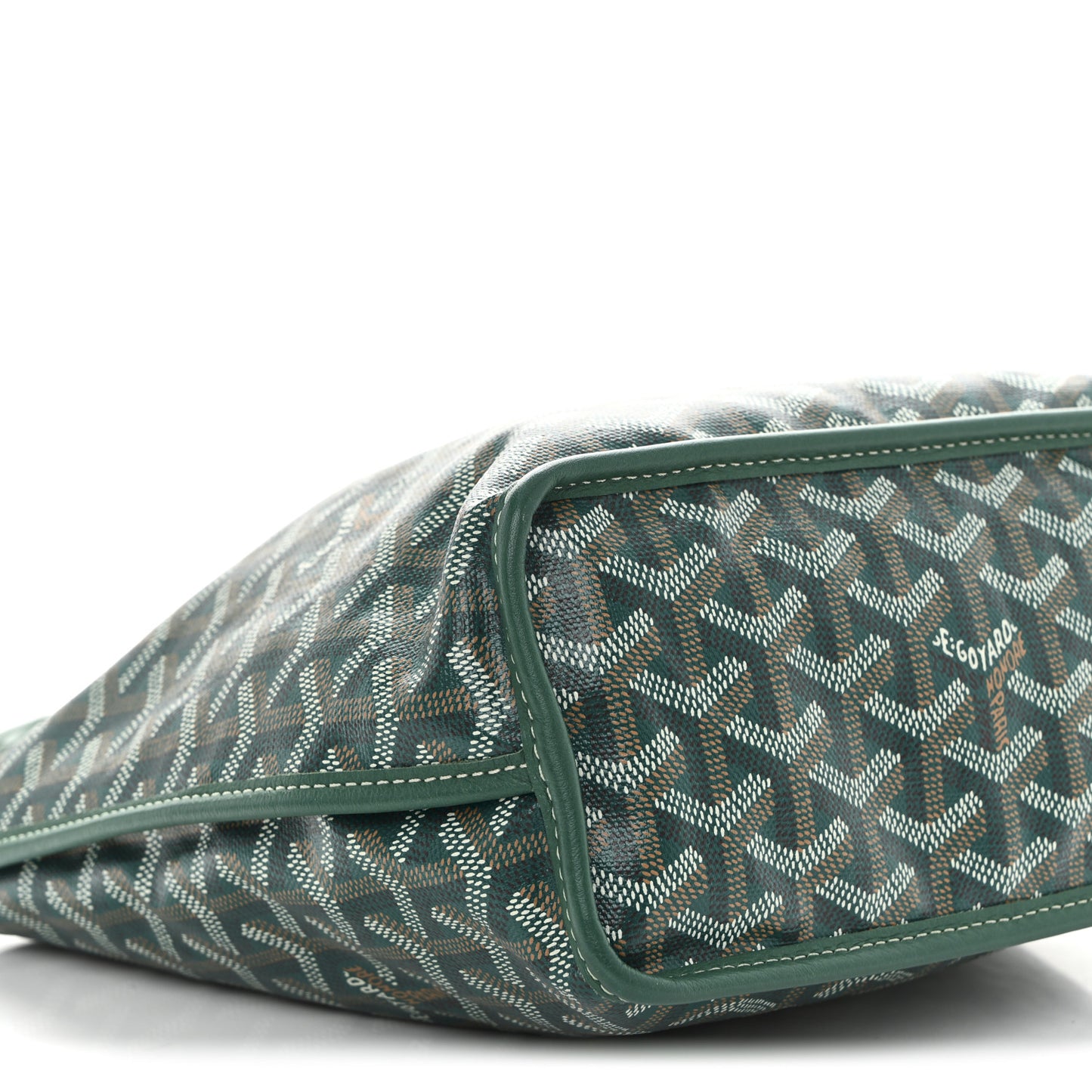 Goyardine Reversible Mini Anjou Green
