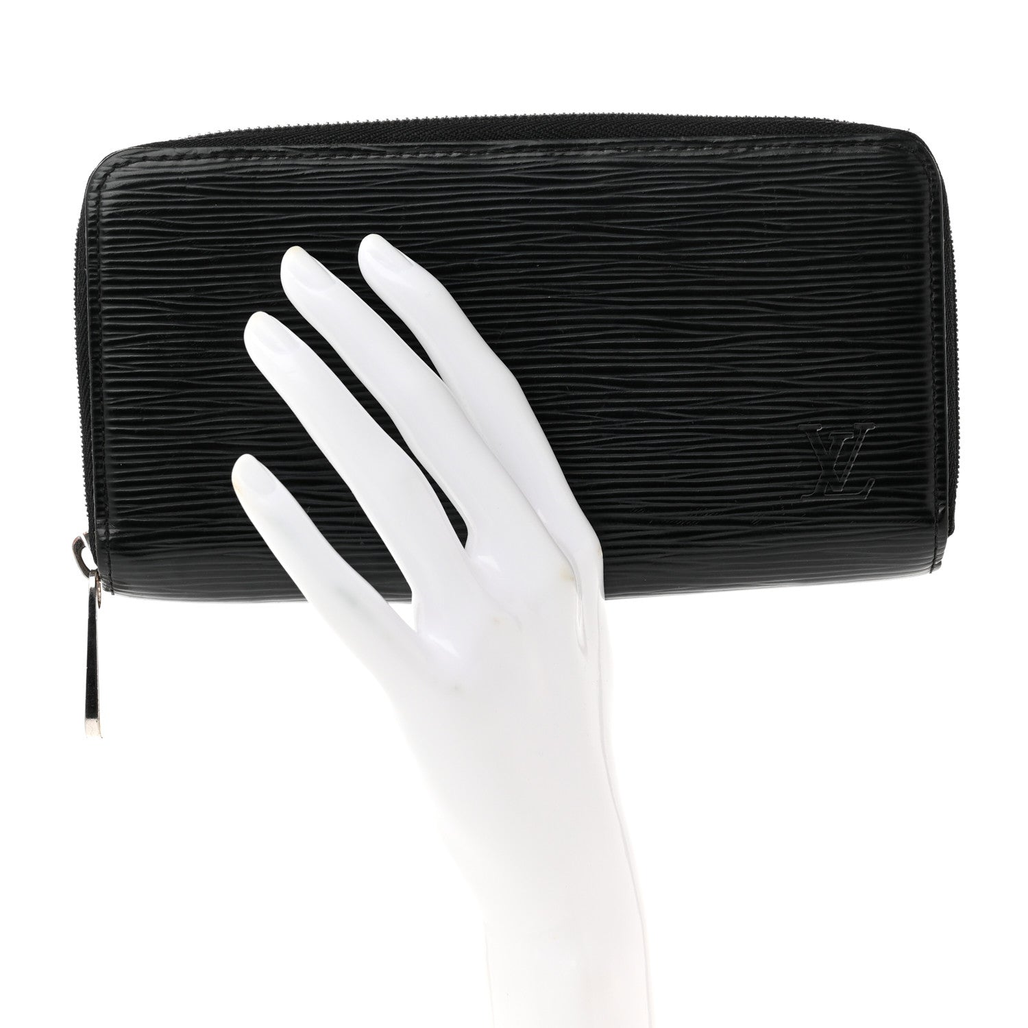 Louis Vuitton Epi Zippy Wallet Black 2 of 8
