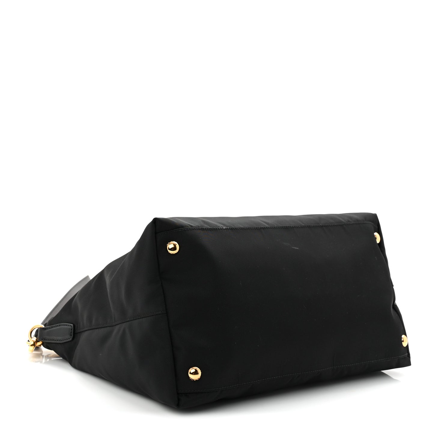Tessuto Nylon Saffiano Tote Black