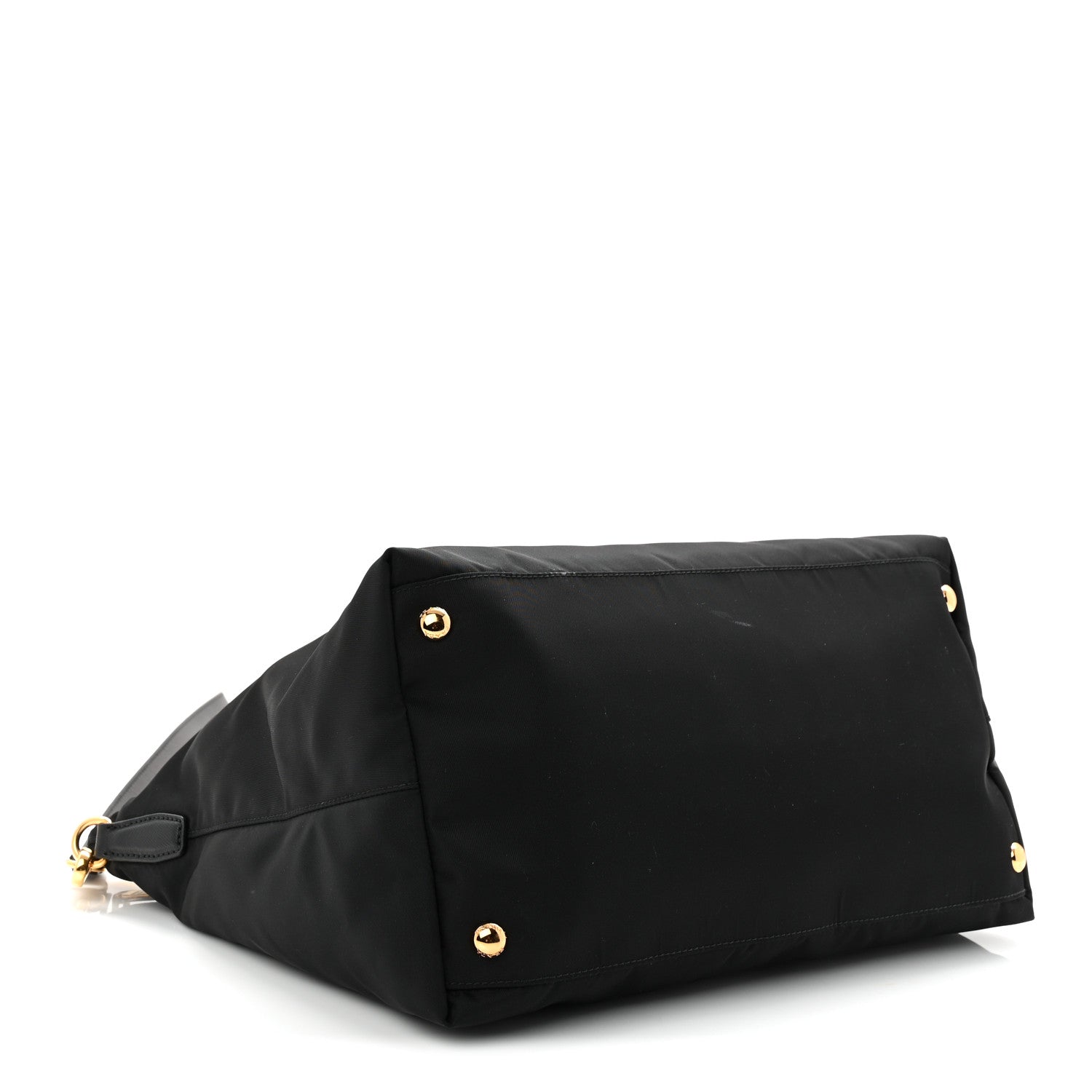 Prada Tessuto Nylon Saffiano Tote Black 7 of 21