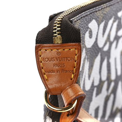 Louis Vuitton Monogram Graffiti Pochette Accessories Silver 7 of 11