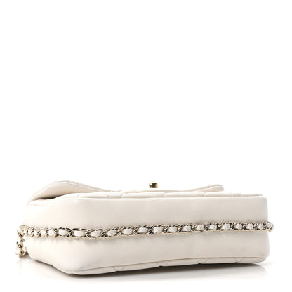 Chanel Lambskin Quilted Small My Precious Flap White 4 of 10