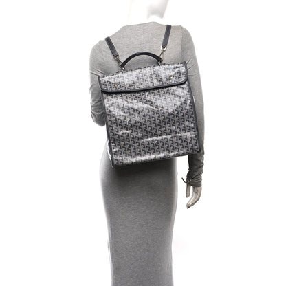 Goyard Goyardine Saint Leger Soft Briefcase Backpack Grey 2 of 9