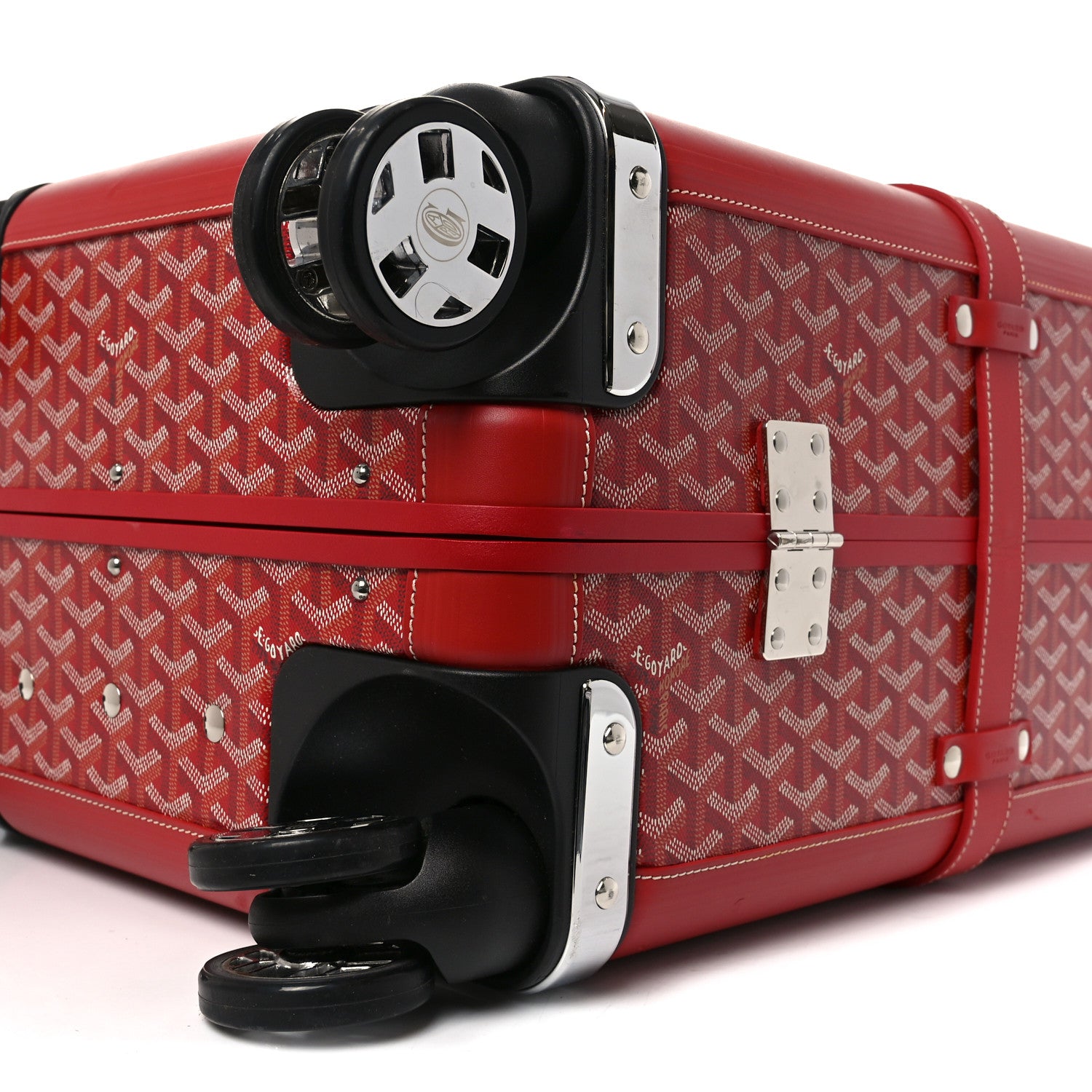 Goyard Goyardine Bourget PM Red 8 of 8