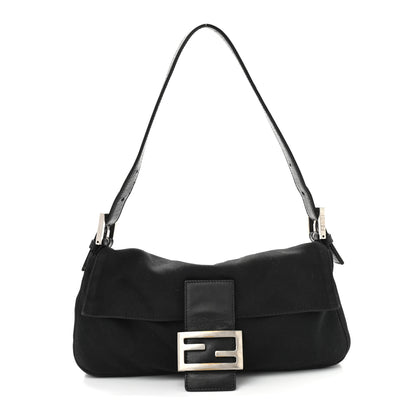 Fendi Neoprene Baguette Black 1 of 13