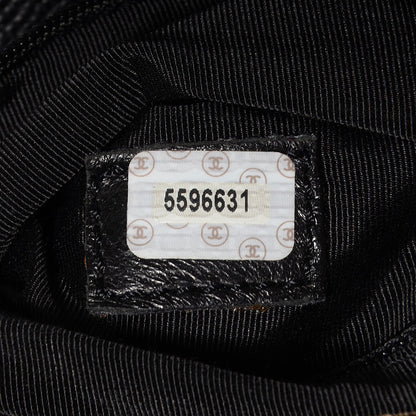 Chanel Grained Calfskin Tortoise CC Backpack Black 8 of 9