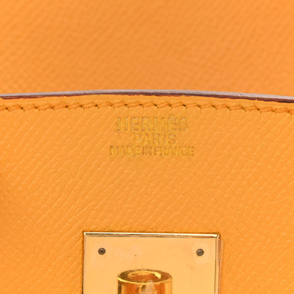 Hermes Epsom Birkin 30 Jaune Ambre 5 of 19