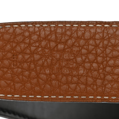 Hermes Box Togo 32mm H Belt 85 34 Black Gold 5 of 8