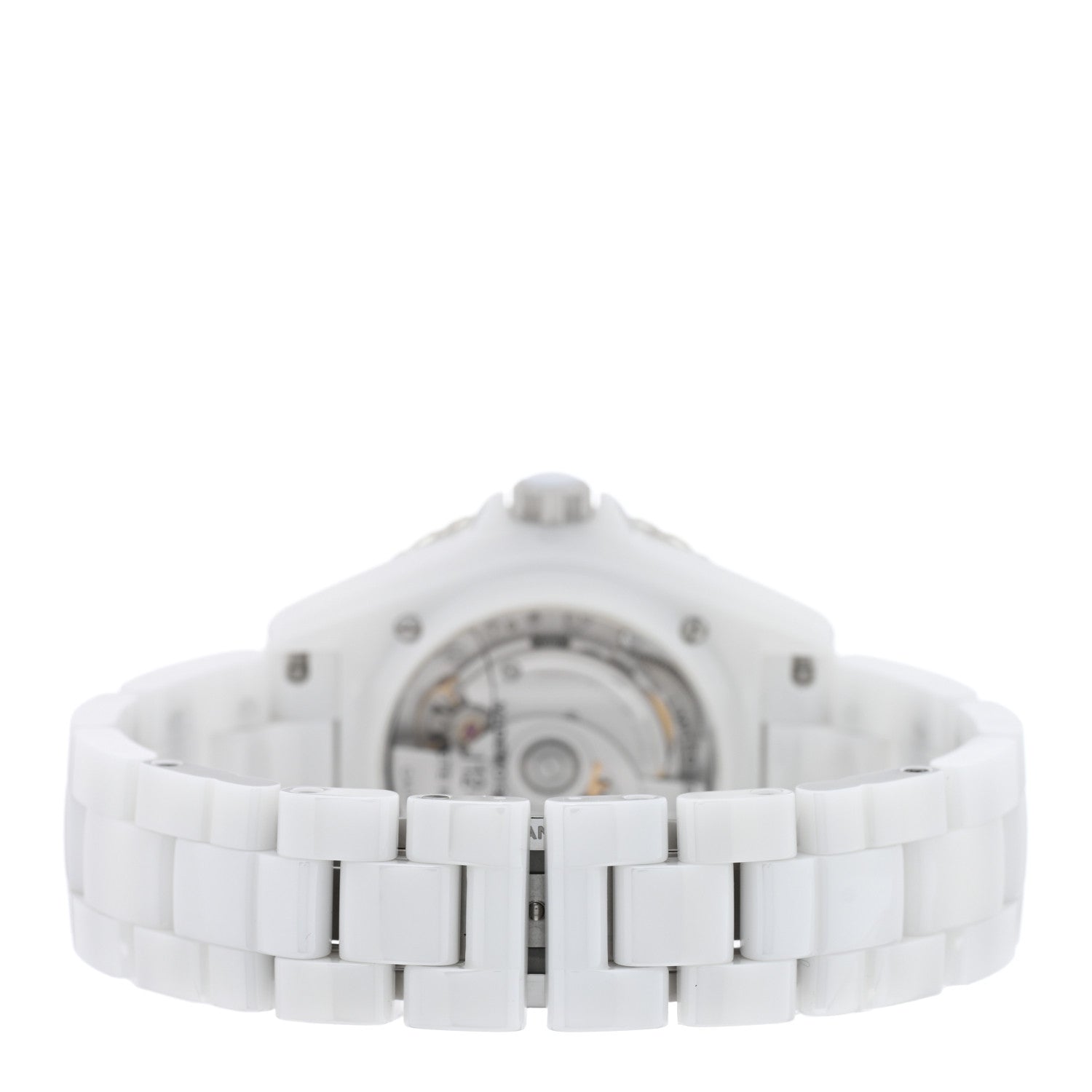 Chanel Stainless Steel Ceramic 38mm J12 Limited Edition Mademoiselle La Pausa Automatic Watch White 3 of 5