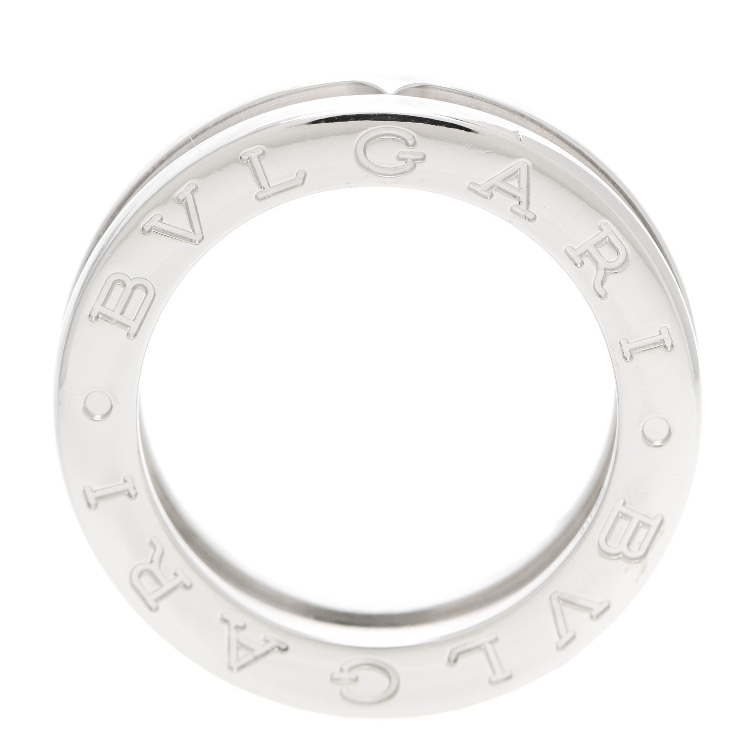 Bulgari 18K White Gold B.Zero1 One-Band Ring 49 4.75 5 of 5