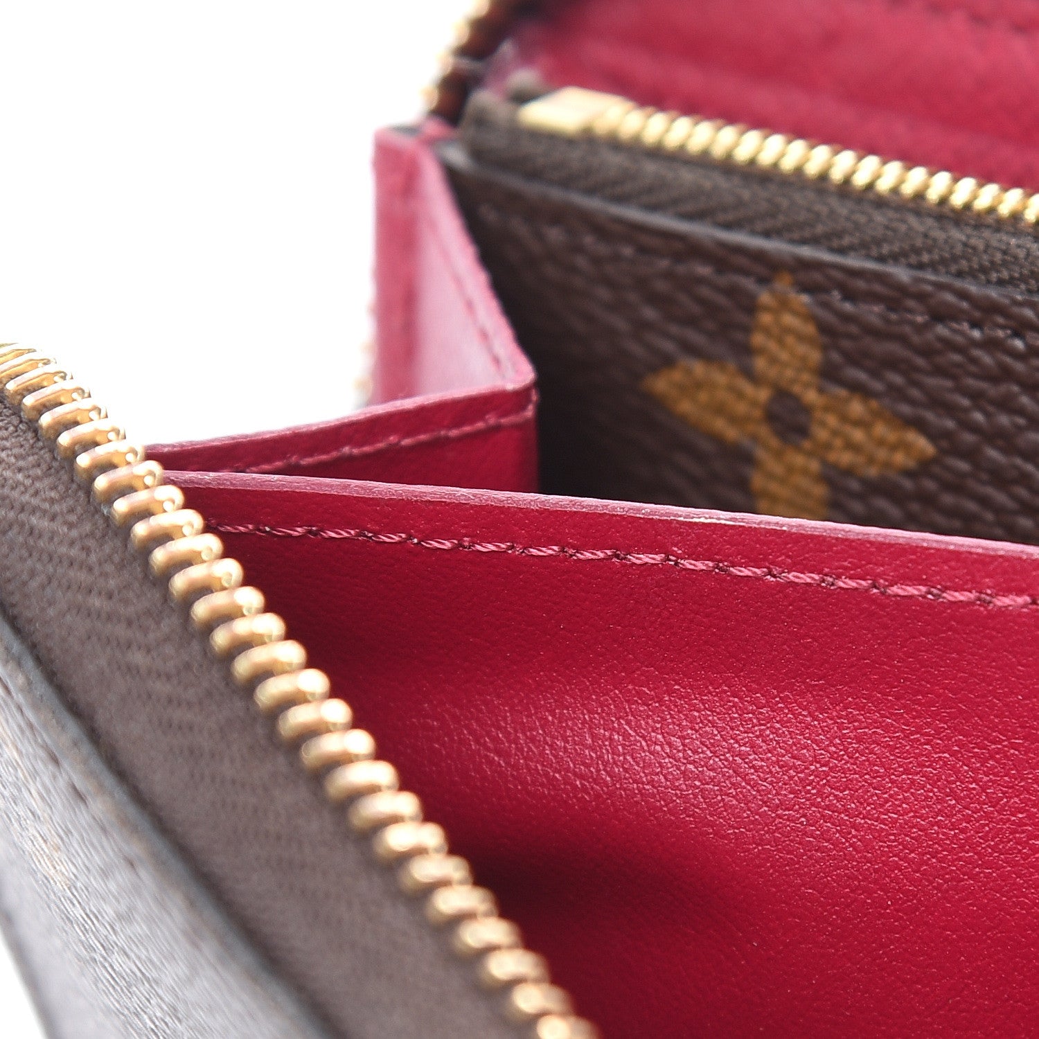 Louis Vuitton Monogram Clemence Wallet Fuchsia 7 of 9