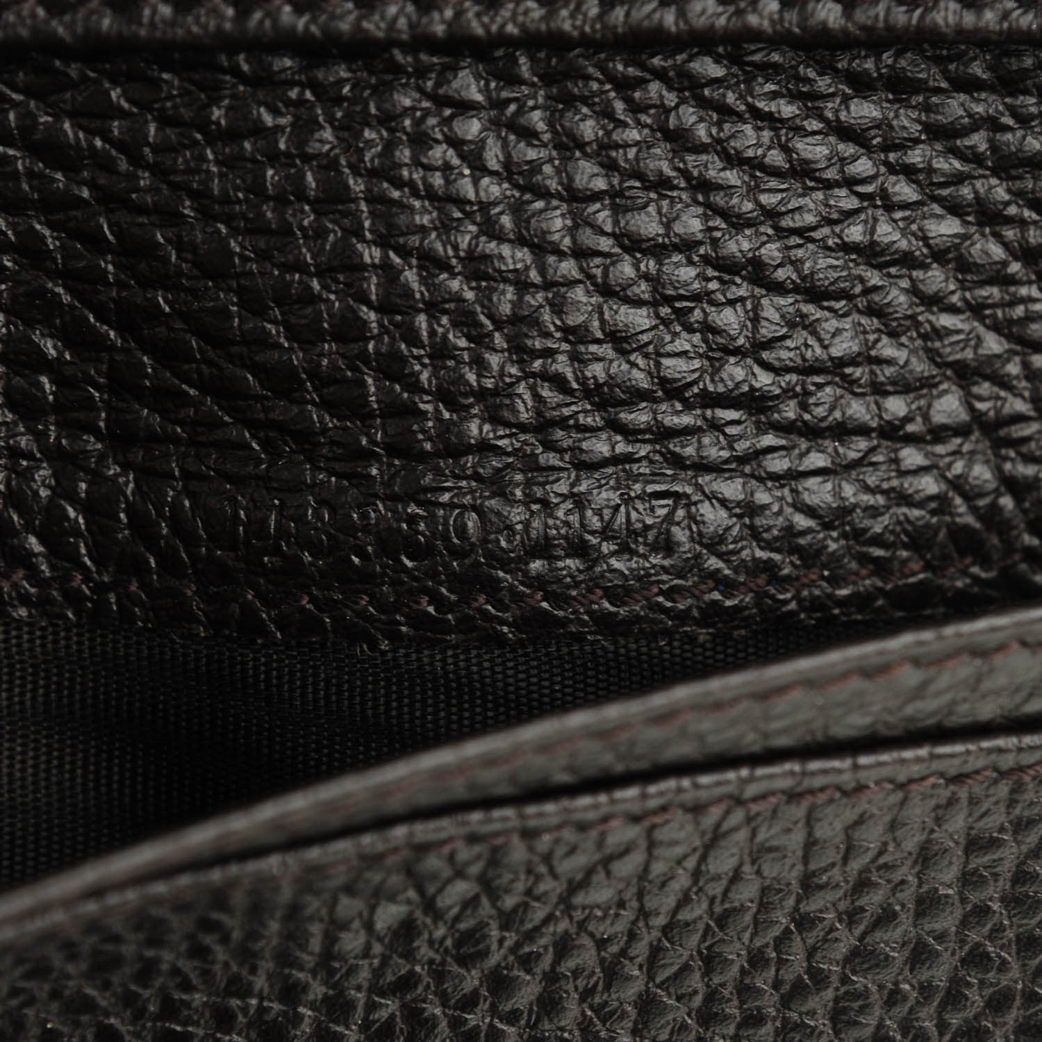 Gucci Denim Monogram Calfskin Continental Wallet Dark Brown 7 of 7