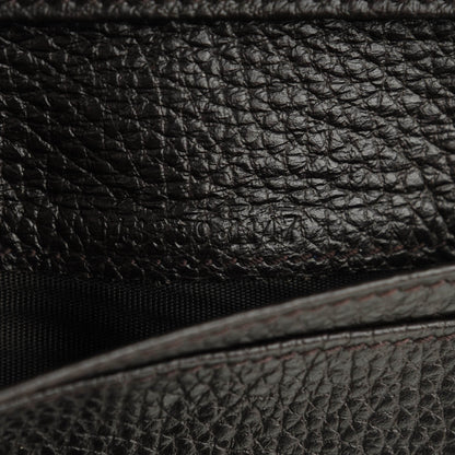 Gucci Denim Monogram Calfskin Continental Wallet Dark Brown 7 of 7