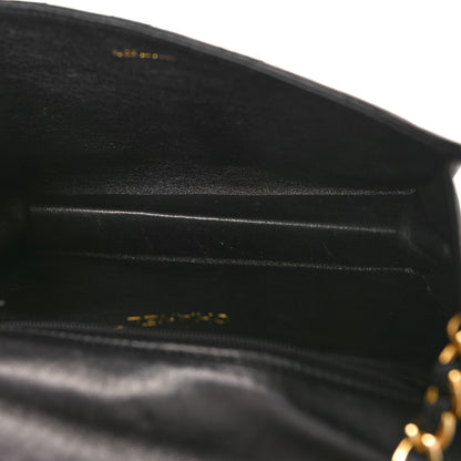 Chanel Lambskin Quilted Tassel Flap Bag Black 5 of 12