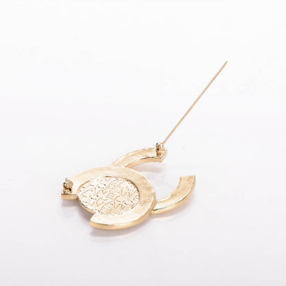 Chanel Large CC Brooch Gold 3 of 5