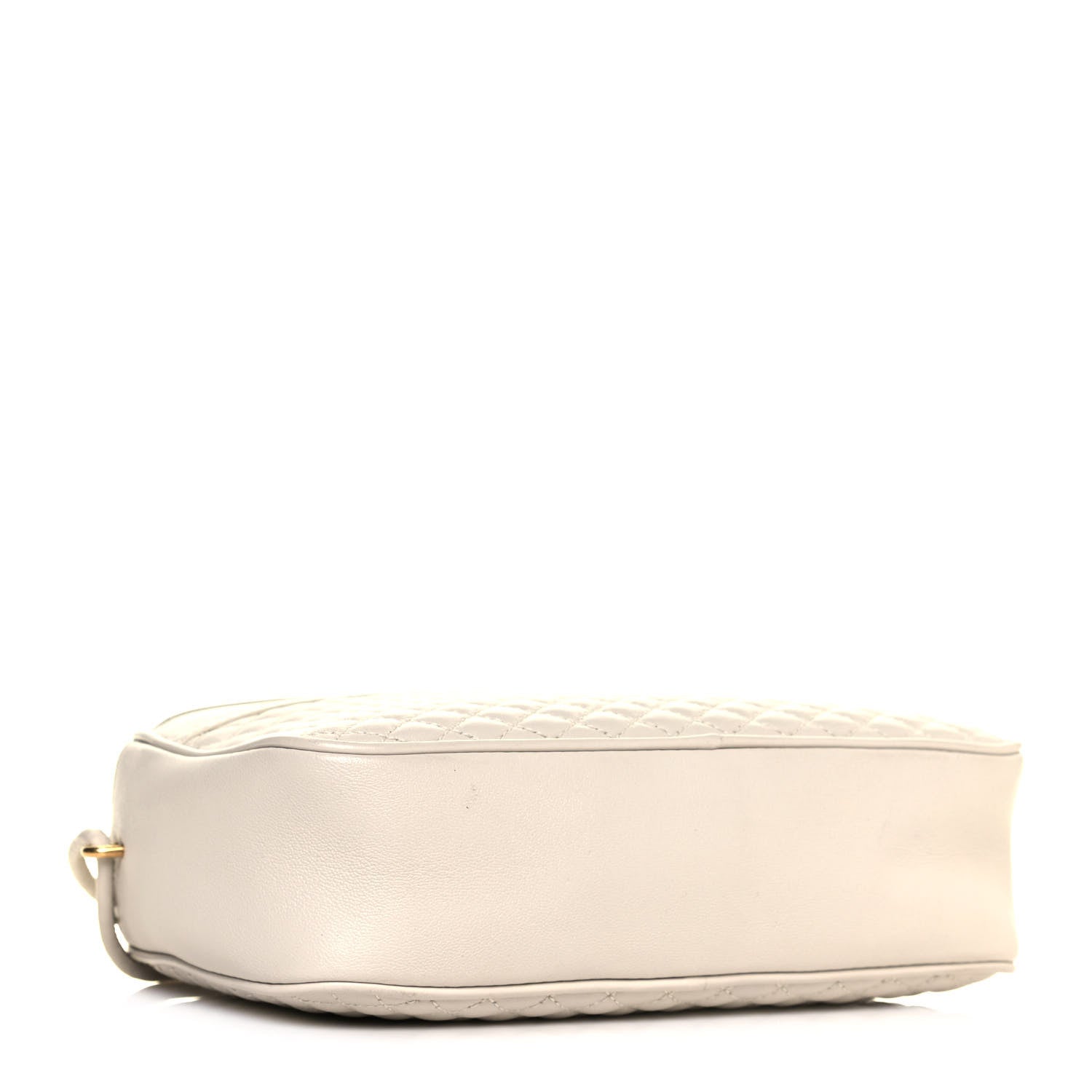 Saint Laurent Lambskin Quilted Victoire Camera Bag Blanc Vintage 5 of 15