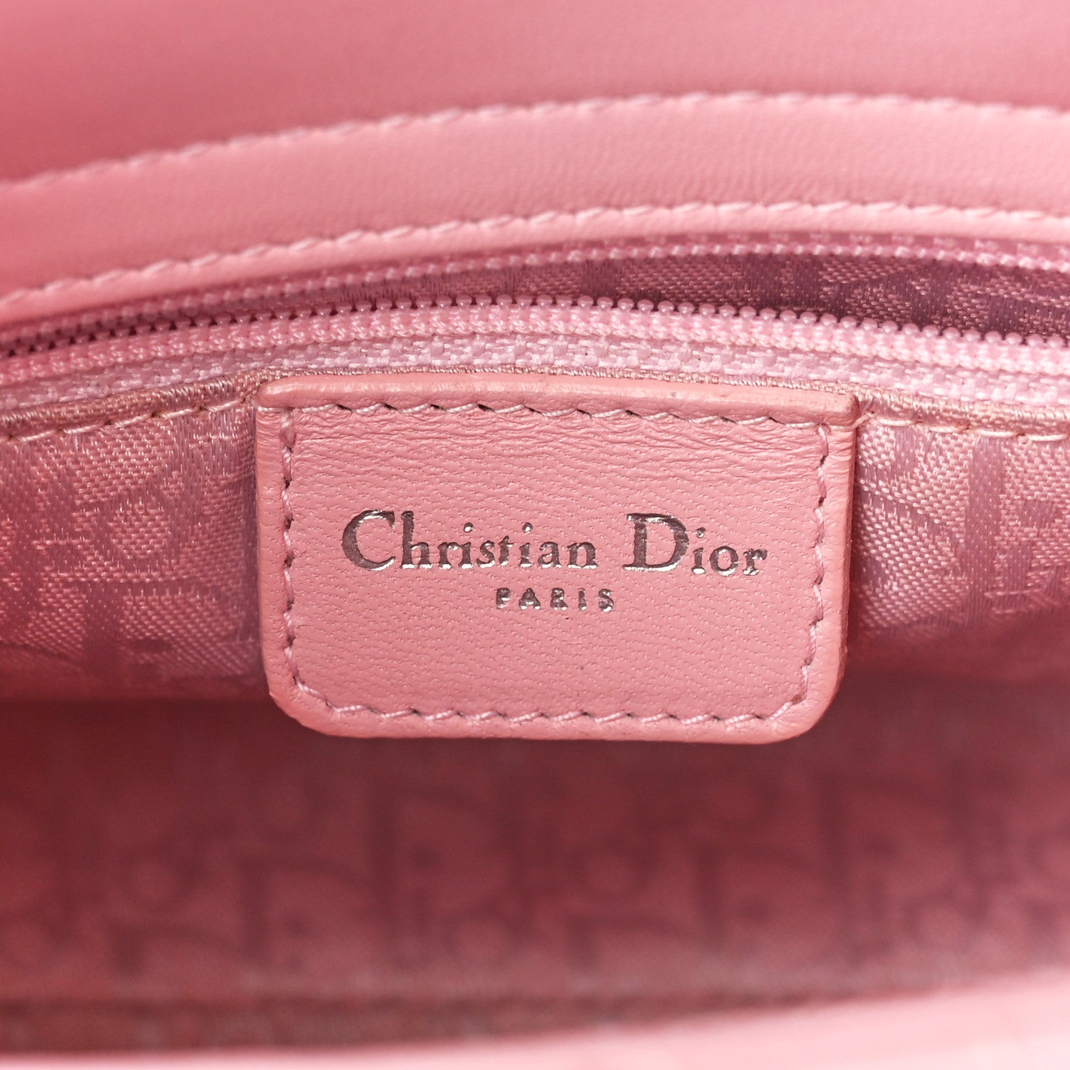 Christian Dior Lambskin Cannage Mini Lady Dior Rose Clair 9 of 27